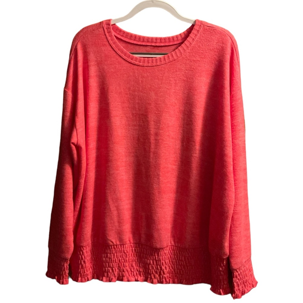 Women’s Super Soft Plush Torrid Long Sleeve Shirt Blouse Lightweight Sweater